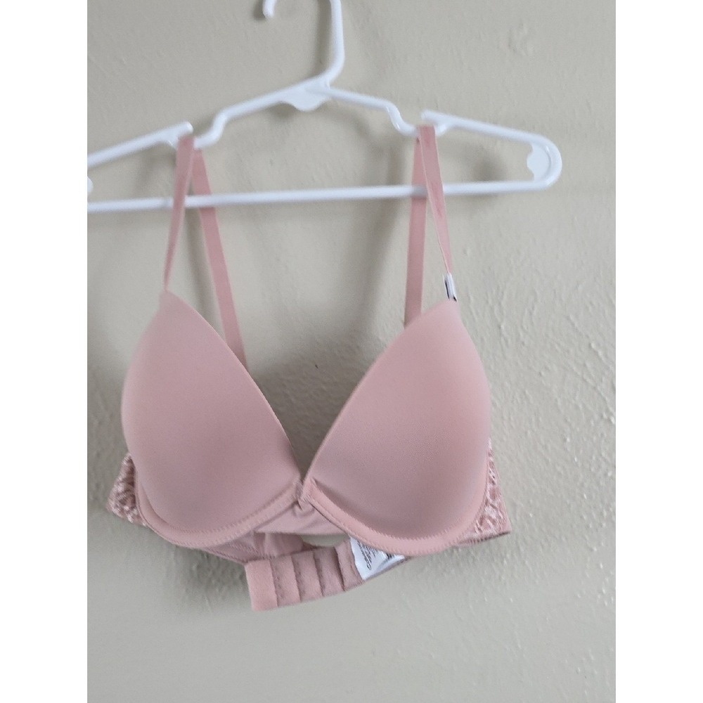 Calvin Klein Blush Pink Push-Up Bra - Women's Intimates
